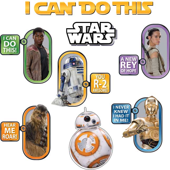 Star Wars™ We Can Do This Bulletin Board Kit - 56 pieces