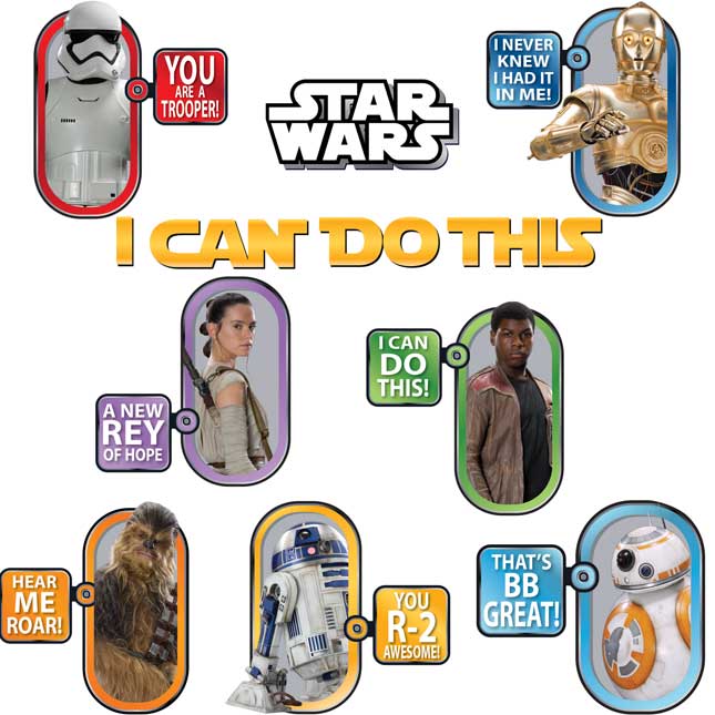 Star Wars™ We Can Do This Bulletin Board Kit - 56 pieces