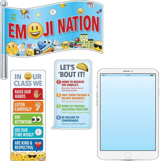 Emoji Fun Bulletin Board Set