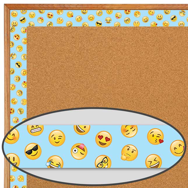 Emoji Fun Mini Emojis Border Trim