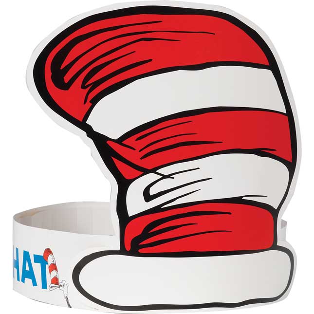 Dr. Seuss™ Wearable Hats And Thing Hair - 64 paper hats