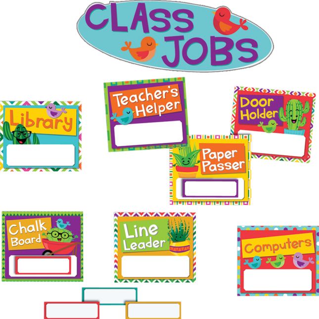 Kids Teens At Home Color Your Classroom Class Jobs