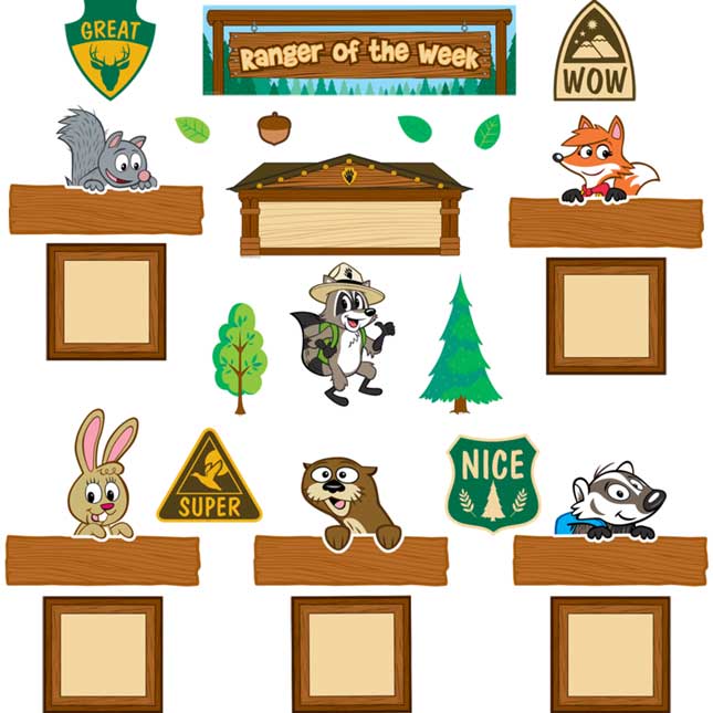 Ranger Rick Ranger Of The Week Mini Bulletin Board Set