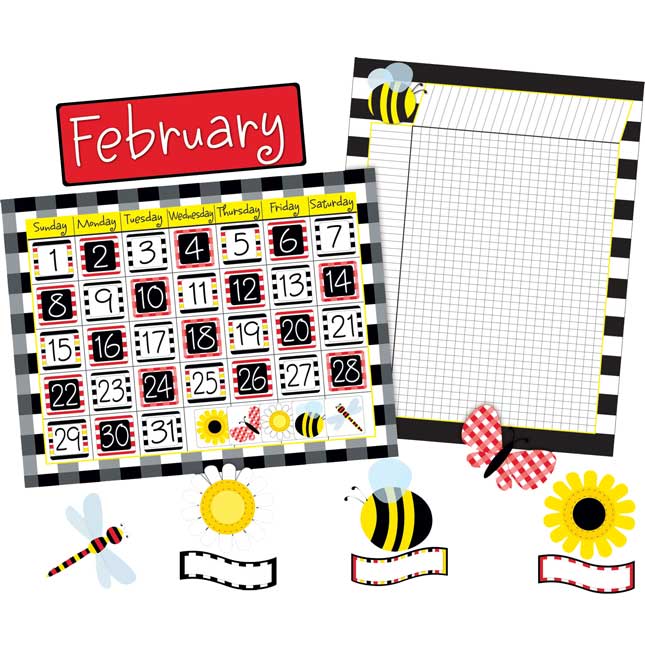 Buffalo Plaid Calendar and Incentive Chart Set