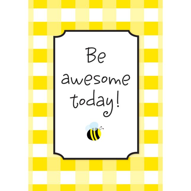 Buffalo Plaid Be Awesome Today Poster - 1 poster