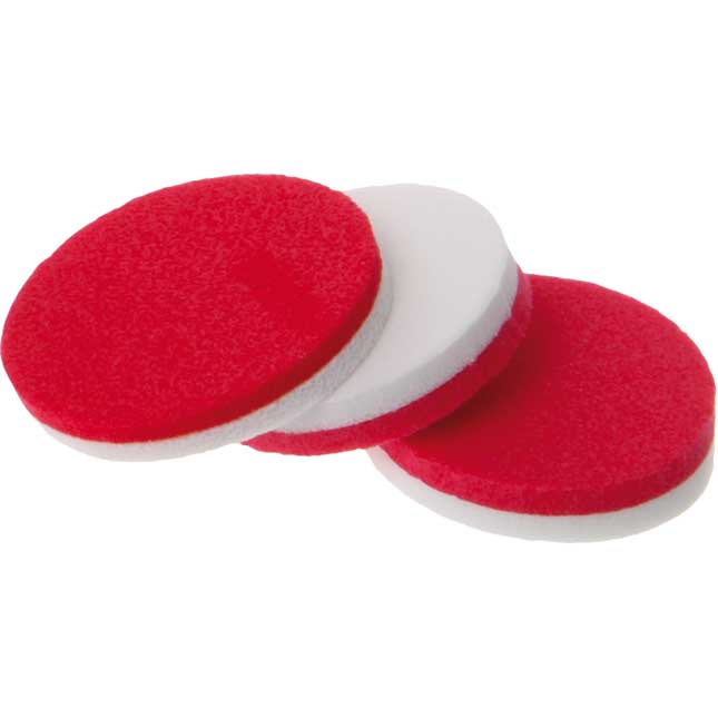 Red And White 2-Color Foam Counters - 200 counters