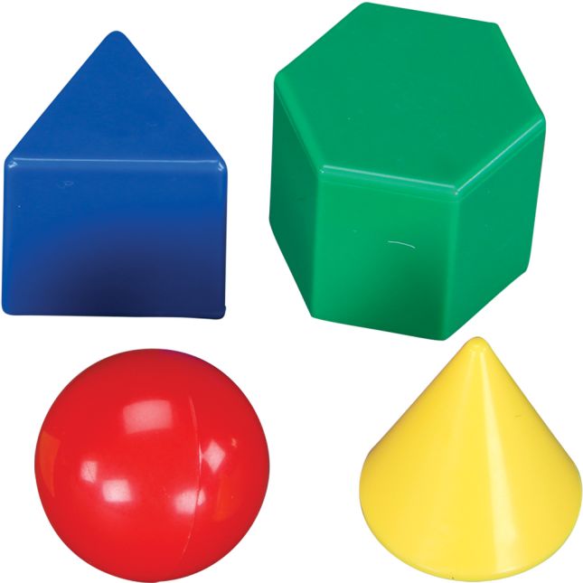 1" Geometric Solids - 40 pieces