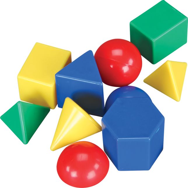 1" Geometric Solids - 40 pieces