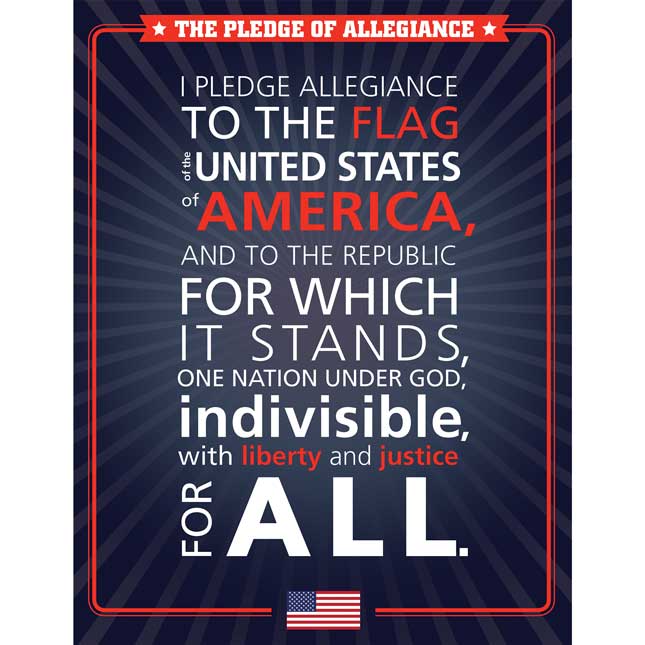 The Pledge Of Allegiance Chart