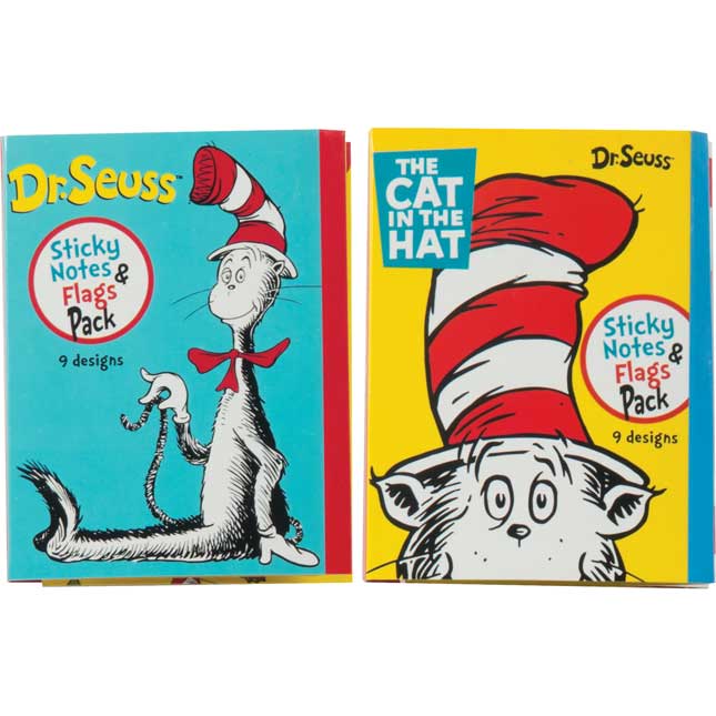 Dr. Seuss Sticky Notes and Flags Pack