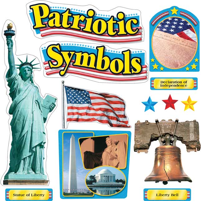 Patriotic Symbols Bulletin Board Set