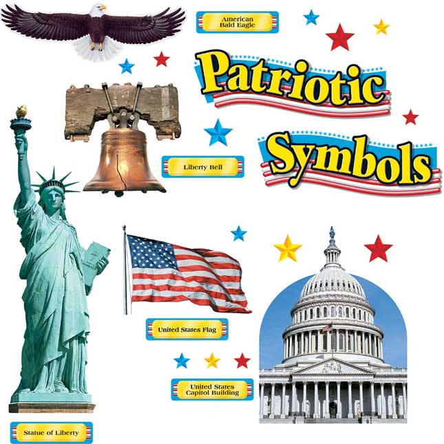 Patriotic Symbols Bulletin Board Set