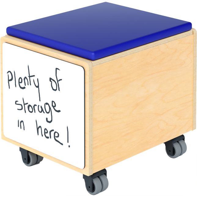 Rolling Seat And Storage Bin - 1 seat