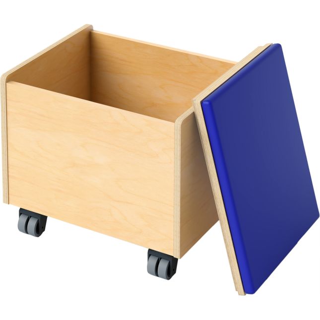 Rolling Seat And Storage Bin - 1 seat