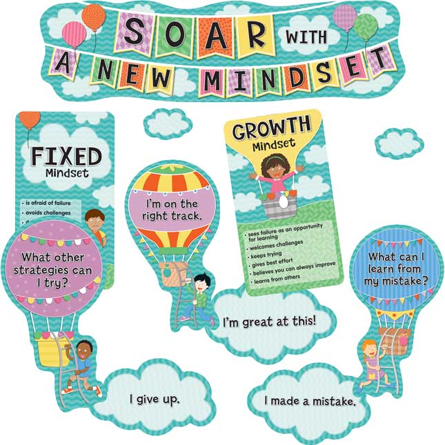 Up And Away Soar With A New Mindset Mini Bulletin Board Set