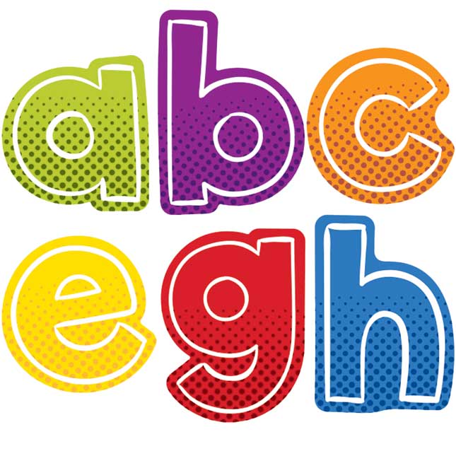 Super Power Alphabet Lowercase And Uppercase Sticker Pack