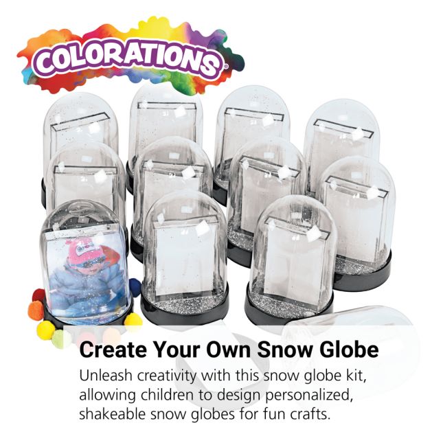 Colorations® Create Your Own Snow Globe - Set of 12