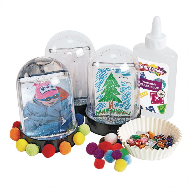 Colorations® Create Your Own Snow Globe - Set of 12