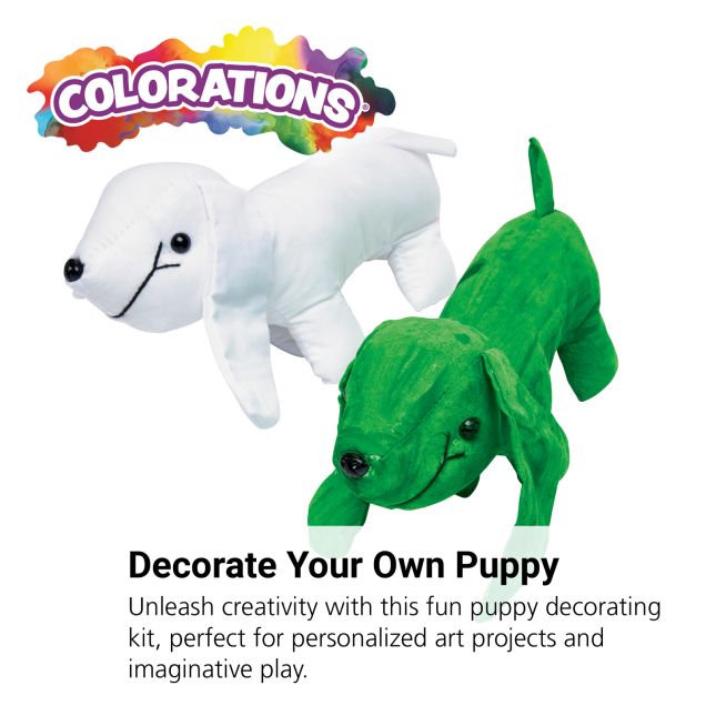 Colorations® Decorate Your Own Puppy - Set of 12