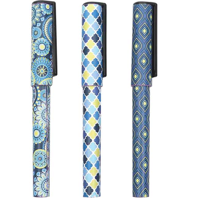 Blue Harmony Teacher Pen Set With Holder