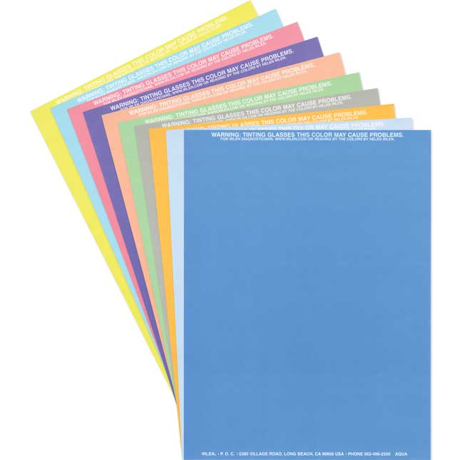 Reading By The Colors Book And Set Of 10 Colored Overlays