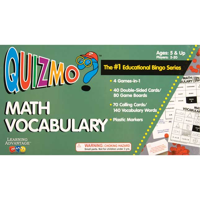 Quizmo Math Vocabulary - 1 game