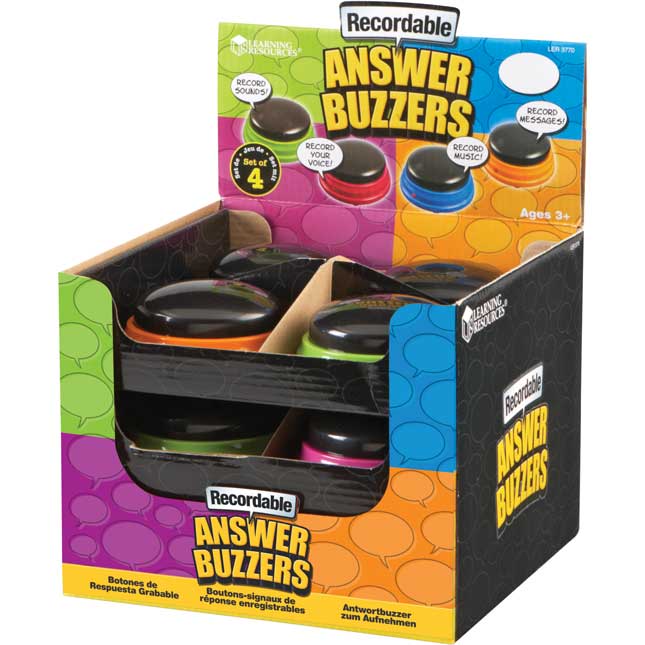 Recordable Answer Buzzers - Set Of 12