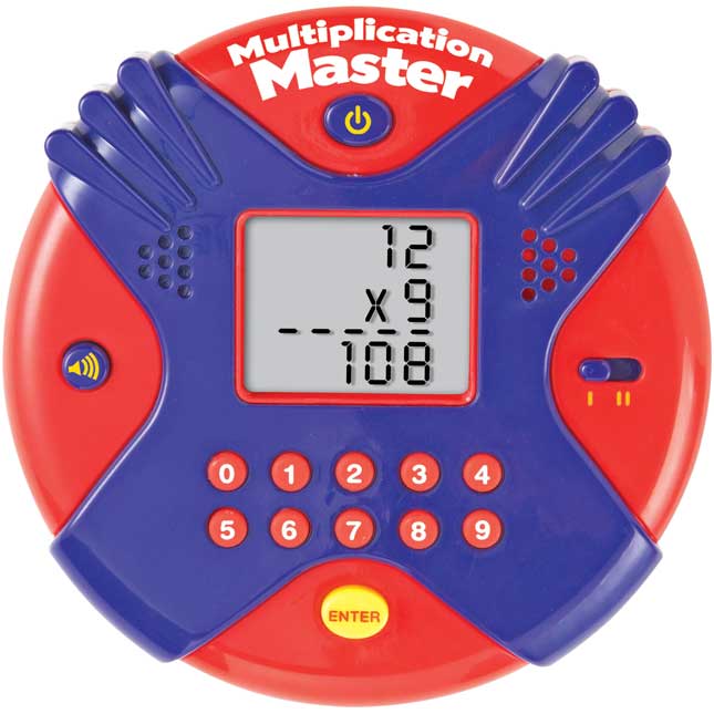 Multiplication Master Electronic Flash Card Game