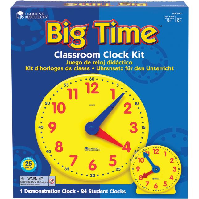 Big Time Clocks - Demo Clock And 24 Mini Clocks - 24 Mini Clocks, 1 Demo Clock