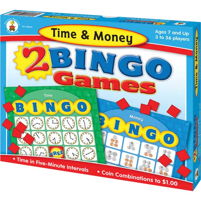 Time and Money Bingo - 1 game