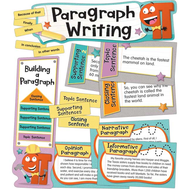 Paragraph Writing Mini Bulletin Board Set