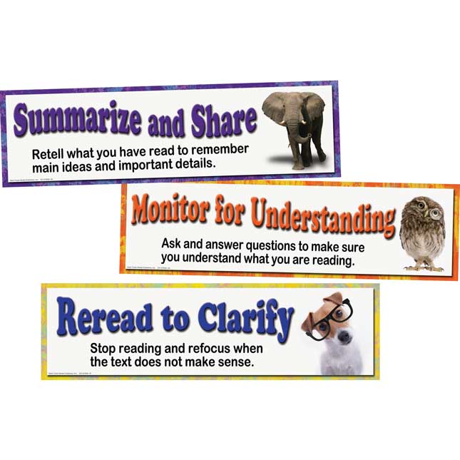 Building Reading Comprehension Skills Mini Bulletin Board Set