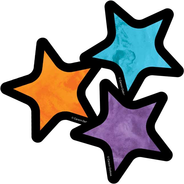 Celebrate Learning Stars Mini Cutouts