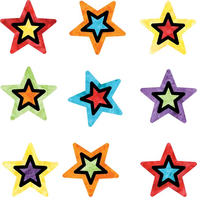 Celebrate Learning Shape Stickers