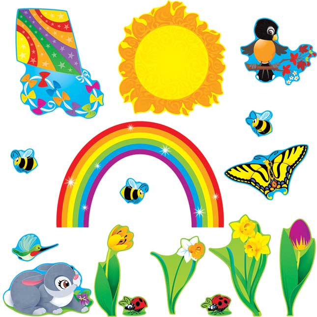 Spring Things Bulletin Board Set