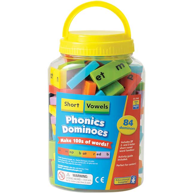 Phonics Dominoes - Short Vowels