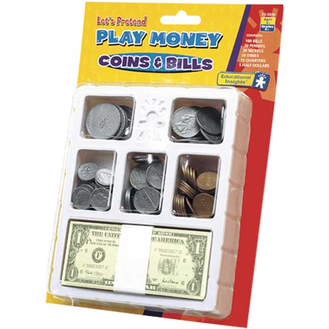 Play Money Coins and Bills