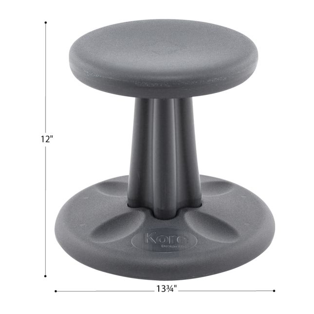 Early Elementary Kore Wobble Chair 12" - 1 chair - Gray