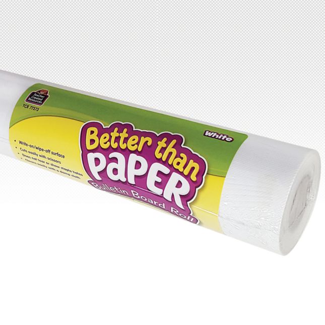 Better Than Paper Bulletin Board Rolls – White