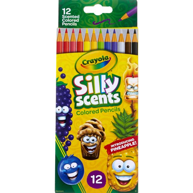 Silly Scents Long Colored Pencils