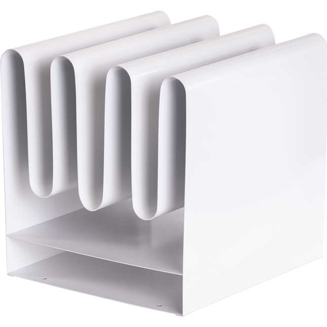 Wave™ Desktop File Organizer - White