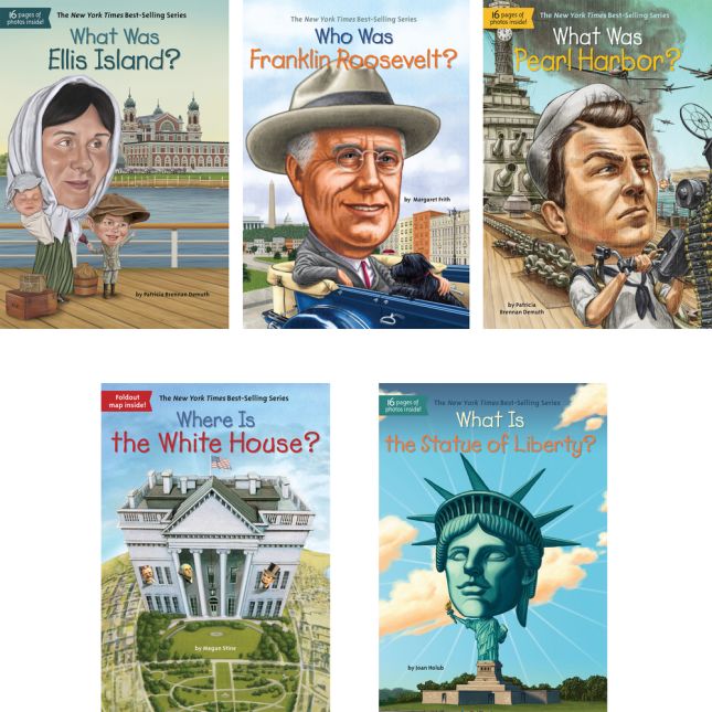 Who Are, Who Was, Where Is, What Was In American History - 10-book set