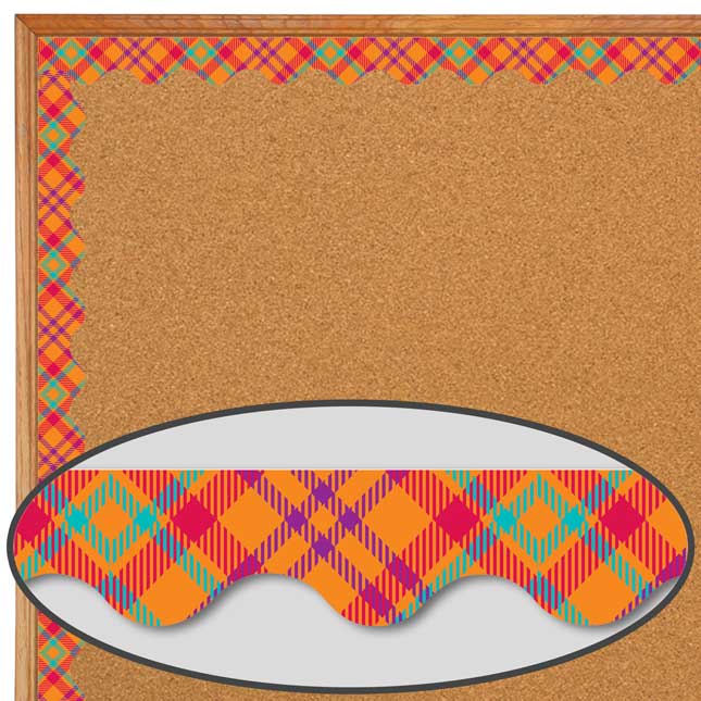 Plaid Attitude Orange Plaid Deco Trim®