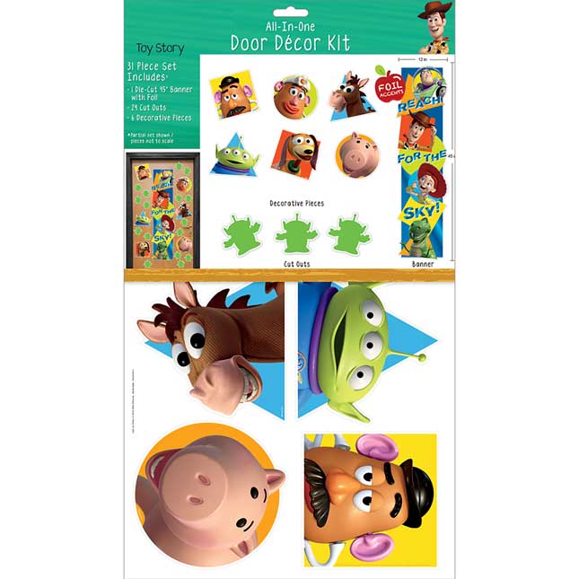 Toy Story® All-In-One Door Décor Kit - 31 pieces