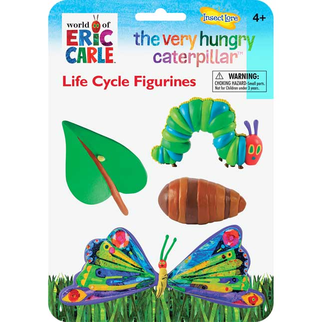 The Very Hungry Caterpillar Life Cycle Figurines - 4 figurines