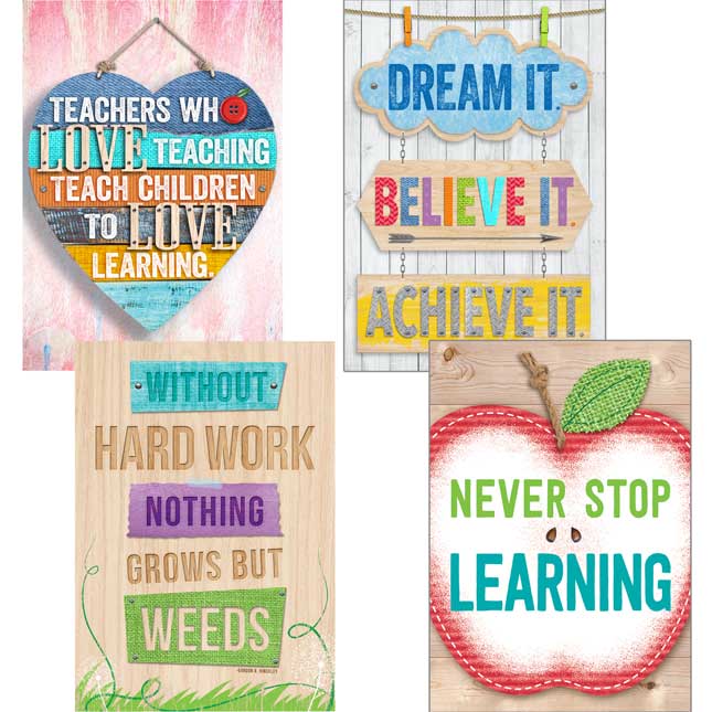 Upcycle Inspire-U 4-Pack Poster Set