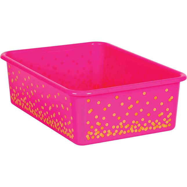 Confetti Large Plastic Storage Bin - 1 bin