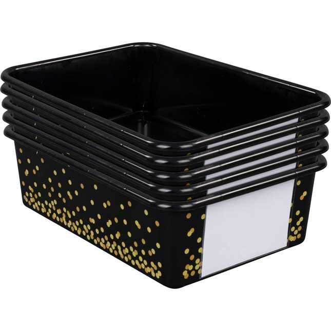 Solid Color Large Plastic Storage Bins