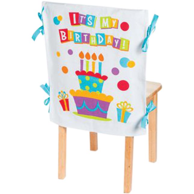 It S My Birthday Canvas Chair Cover