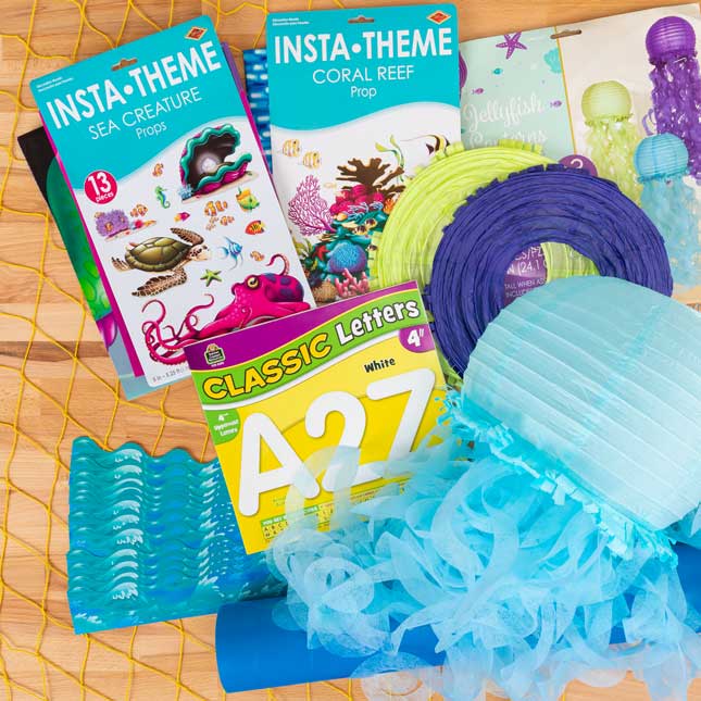 Ocean Theme Classroom Decor Kit Multi Item Kit